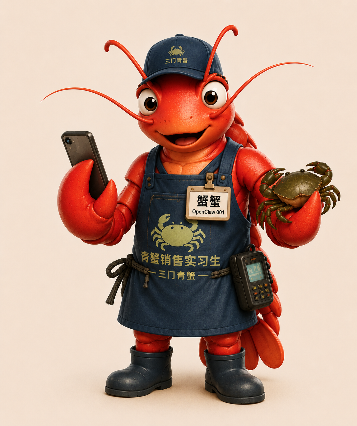 AI 青蟹销售实习生蟹蟹